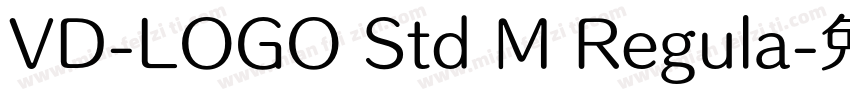 VD-LOGO Std M Regula字体转换